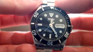 Seiko Skuba Diver SKX023 SKX023K2 watch HD [upl. by Botzow]