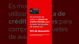 💳 ✈️ Beneficio exclusivo para socios con tarjeta de crédito lifemiles [upl. by Irianat]