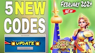 🧨NEW🧨 Rise of Kingdoms Codes February 2024  Rise of Kingdoms Gift Codes  Rise of Kingdoms Code [upl. by Airalav]