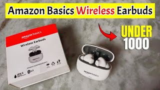 Amazon Basics Wireless Earbuds Unboxing and Honest Review  Gaming Mode and 60 Hours Playtime [upl. by Averi]