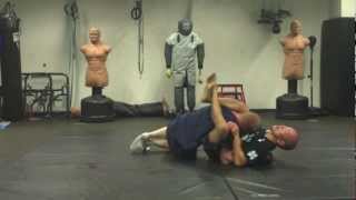 Gracie Combatives Rear Takedown Triangle Punch Block Series Elevator Hook Sweep James [upl. by Eyahc]