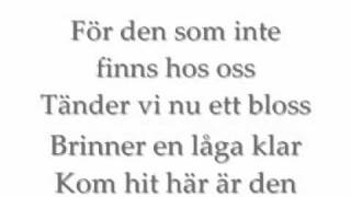 Julen är här lyrics [upl. by Sidnak]