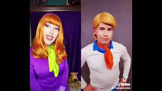 Jessica Felice 28 Scooby Doo Daphne Duet Halloween Costume Good Cosplay Dress Up SuperFan Hype [upl. by Airetak]