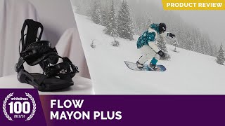 Flow Mayon Plus 2023 Womens Snowboard Binding Review [upl. by Bollinger]