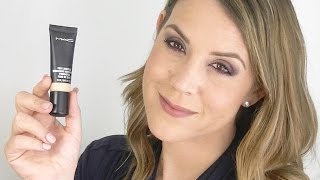 MAC Pro Longwear Nourishing Waterproof Foundation REVIEW amp DEMO [upl. by Elsey280]