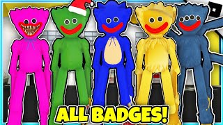 How to get ALL 11 BADGES in Poppy Playtime Morphs  ROBLOX [upl. by Eimat56]