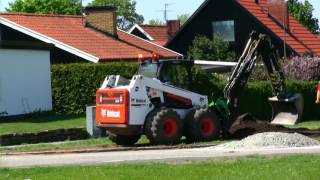 S630 Bobcat SkidSteer Loader Digging [upl. by Jaal762]