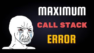 Recursión y Maximum call stack size exceeded [upl. by Anial250]