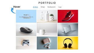 Responsive Portfolio Filterable Image Gallery Using HTML CSS amp JavaScript [upl. by Ahsaz]