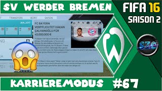 FIFA 16 KARRIEREMODUS 67  WAHNSINNS TRANSFERKARUSSELL  Werder Bremen Karriere 20 [upl. by Dinesh]