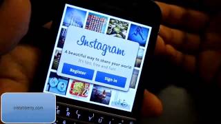 Instagram For blackberry Download How to Install Instagram on Blackberry [upl. by Halla168]