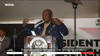 Ramaphosa launches R1bn housing project in Kimberley [upl. by Shayna163]