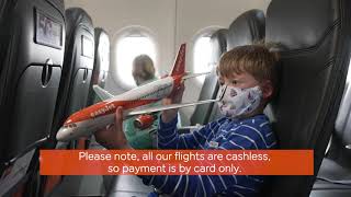 Flying with easyJet  On board [upl. by Oznohpla]