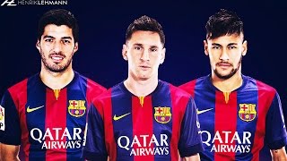 Messi Suárez amp Neymar ● MSN ● Best Attacking Trio ● 2015 [upl. by Enattirb689]