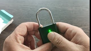 KERUI Fingerprint Padlock Unboxing [upl. by Nelleeus179]