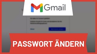 Gmail Passwort ändern • Tutorial [upl. by Moersch]