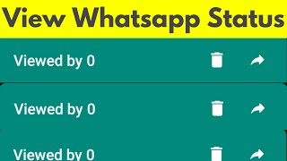 How To View Whatsapp Status Without Letting Them KnowSee Someones Whatsapp Story [upl. by Sachs]