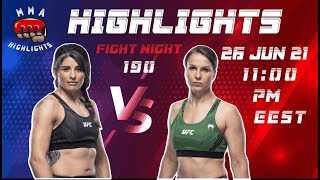 UFC Fight Night 190 Julia Avila Vs Julija Stoliarenko MMA Highlights [upl. by Asilim]