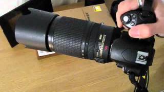 Nikon Nikkor 70300mm VR Size Comparison [upl. by Kelbee]