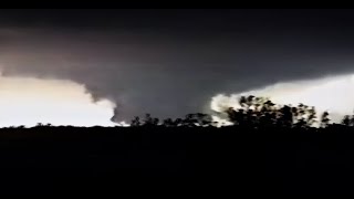 Haysville KS F4 Tornado 5399 Rare Incomplete KSN Footage AI Upscaled to 1080p60 [upl. by Essilrahc279]