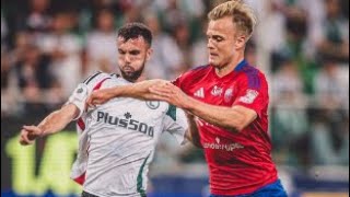 Legia Warszawa 01 Raków Częstochowa Skrót  EKSTRAKLASA 2425 [upl. by Nomihs168]