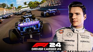 CAN WE GO FROM LAST TO FIRST IN A WILLIAMS  F1 24 Driver Career Mode 6 [upl. by Kcirrag]