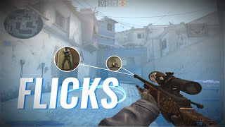 LIGHTNING FAST CSGO PRO AWP FLICK SHOTS VAC SHOTS [upl. by Yssirc]