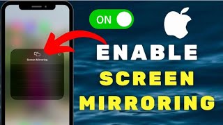 How To Turn On Screen Mirroring On iPhone [upl. by Luis]