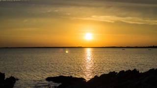 Time Lapse  coucher de Soleil sur la Presquîle de Rhuys [upl. by Ecnerual234]