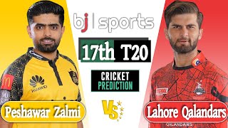 PSL LIVE 2024  Peshawar Zalmi vs Lahore Qalandars 17th Match Prediction  LHQ vs PSZ Live today [upl. by Nilreb]