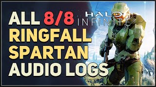 All 8 Ringfall Spartan Audio Logs Halo Infinite [upl. by Binnie]