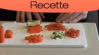 Recette Une julienne de legumes [upl. by Alimac435]