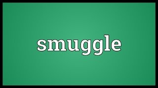 Smuggle Meaning [upl. by Nesrac594]