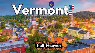 Travel To The Most Dreamy Fall City On Earth  Vermont USA [upl. by Esinal270]