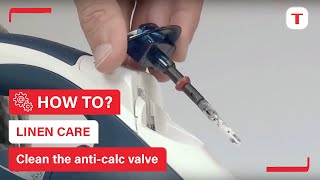 How to clean the AntiCalc valve of your steam iron  Tefal [upl. by Fishback]