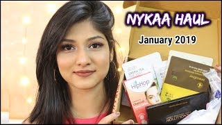 Latest Nykaa haul  January 2019  Manasi Mau [upl. by Aivat]