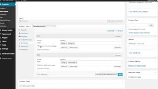How to add product variations in WooCommerce [upl. by Llirret939]