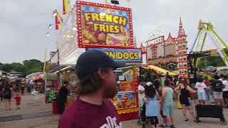 Brockton Massachusetts Fair is back 2024 part 1 [upl. by Idna]