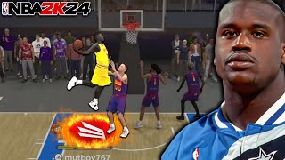 This NEW Shaquille ONeal Build is the ULTIMATE INSIDE CENTER on NBA 2K24 [upl. by Alemaj670]