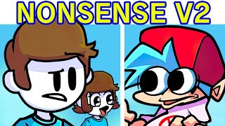 Friday Night Funkin VS Nonsense V2  Cutscenes  A Nonsensical Friday Night FNF Mod Funny Mod [upl. by Walcott232]