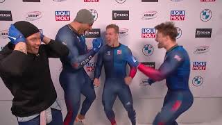 IBSF 4 man bobsleigh Heat 2 Winterberg 20222023 Worldcup 4 [upl. by Assi]