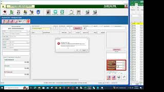 Inventory System  9 UploadingImporting Excel File to Transaction file [upl. by Annaoy]