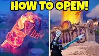 How to OPEN GIANT HAND BOX Fortnite LIVE EVENT [upl. by Brittany821]