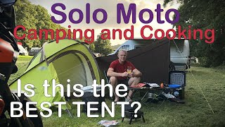 Solo Moto Camping North Yorkshire Moors [upl. by Ahsele]