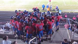 Elwood Panthers chant the Elwood fight song after their game vs Eastbrook on Senior Night 9292023 [upl. by Stefano]