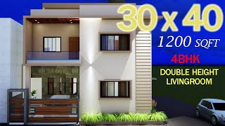 30 x 40 Duplex West Facing Bunglow 120 Gaj in Karnataka Vastu Plan for 4 BHK [upl. by Aldredge626]