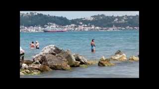 Views of Argassi beach and Zakynthos Town Greece HD [upl. by Joan]