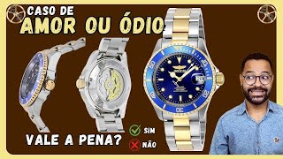 Invicta controverso Pro Dive vale a pena é tão bom quanto Seiko Avaliação Ezequias Relojoeiro [upl. by Arotak186]