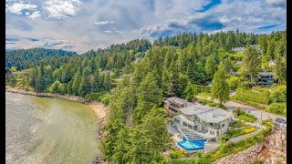 4580 Marine Drive West Vancouver  Luxury Waterfront House [upl. by Suivatra77]