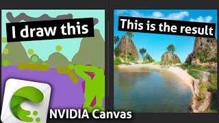 NVIDIA Canvas is very cool 😎 [upl. by Auqinet]